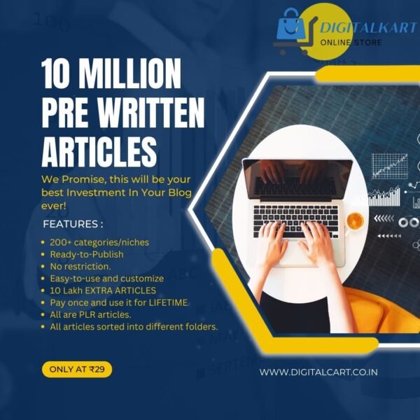 10 Million Pre Written Articles