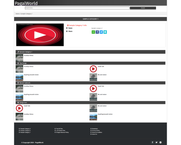 category page