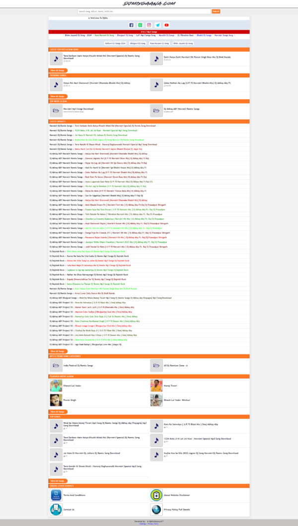 Music Portal - New Theme - PHP Music Script