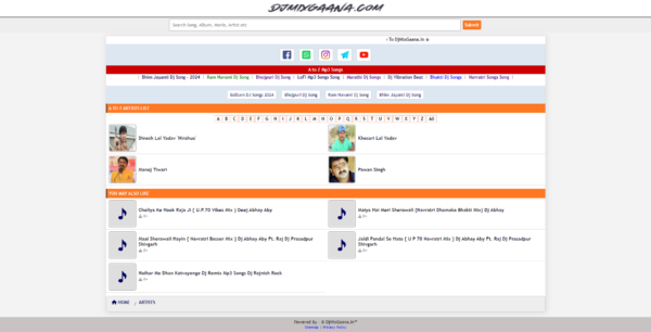 Artist Page