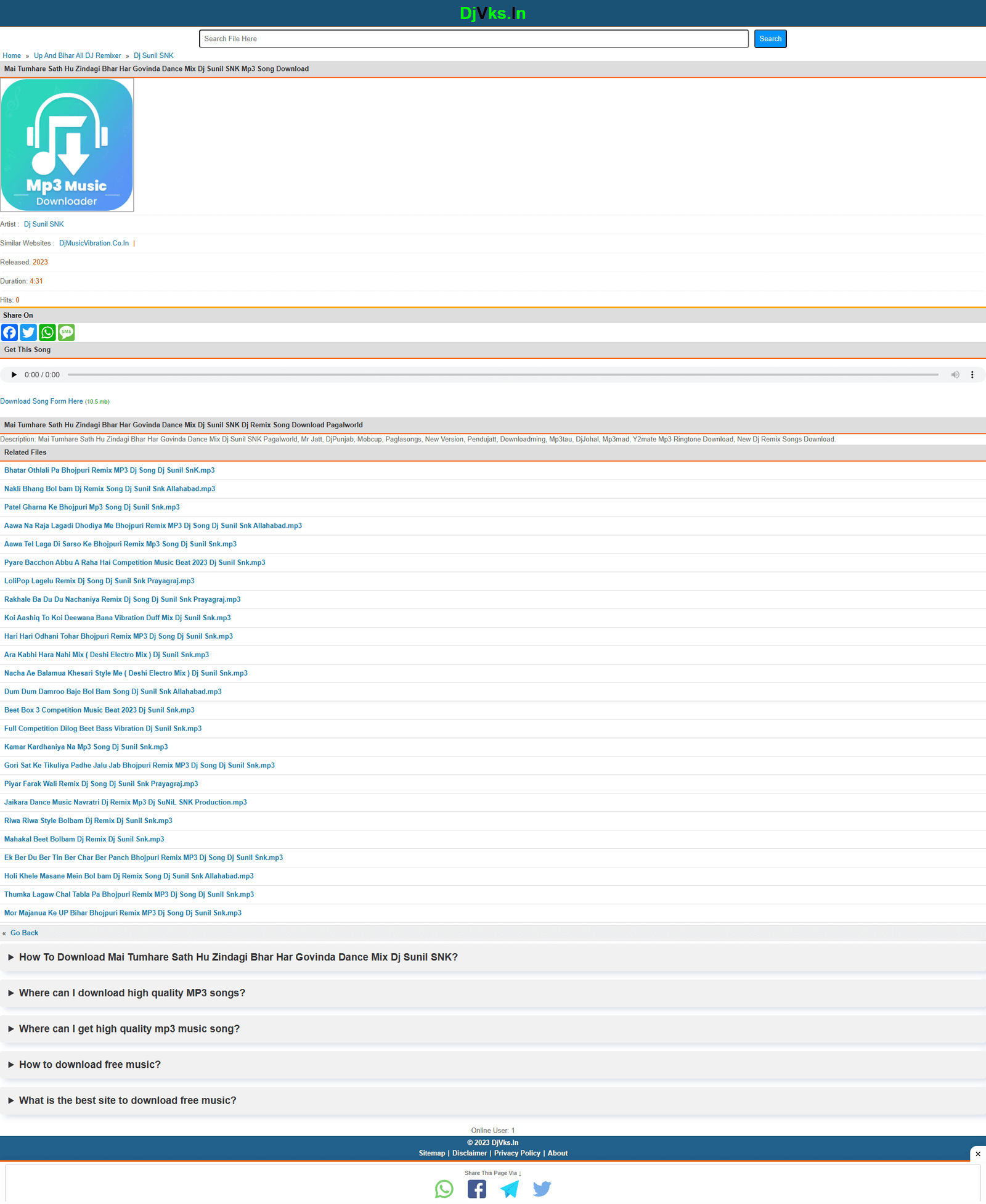 DjMusicVibration Style Skyitech Music PHP Script - Image 2