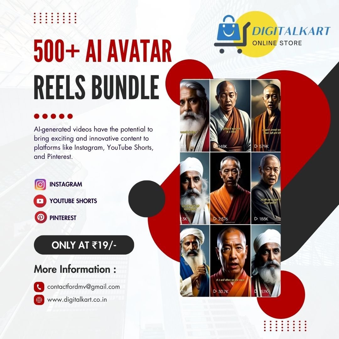 500+ AI Avatar Readymade Reels Videos